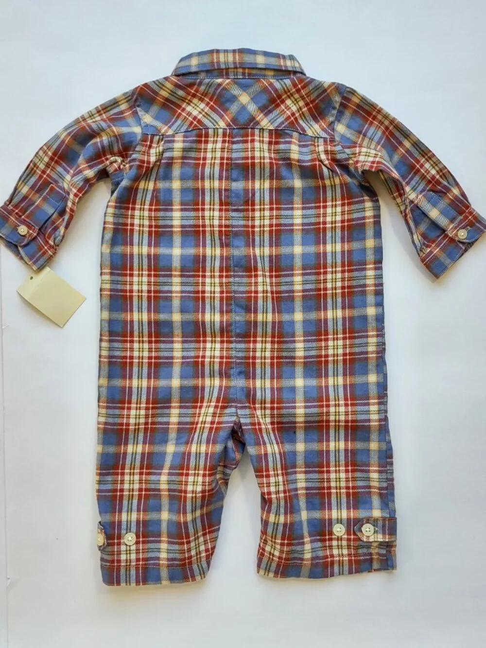 Ralph Lauren Lumberjack Plaid One-Piece Size 6 Month ~ New with Tags